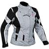 A-Pro, giacca da motociclista da donna in tessuto termico, impermeabile, colore grigio, taglia S