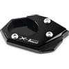 TEAUSA Misura for KYMCO XTown X-Town 125 300 300i 125i Accessori moto Cavalletto Cavalletto laterale Estensione Piastra di supporto Pad ingranditore (Color : Black)