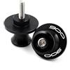 ZESIDIMO Per Z900 2017-2026 Accessori Moto Forcellone per Cursore (Nero) | Z900 Z900RS Z900SE 2017-2024 2025 2026 Alluminio Nottolini Bobine Viti M8