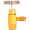 EVGATSAUTO 1/4 SAE Thread Adapter R-134a R-134 AC Refrigerante AC Strumento erogatore valvola 1/2 Acme