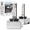 wattstar Lampada frontale D1S 4300K, faro allo xeno, 35 W HID, faro bianco caldo, kit di ripristino IP68 impermeabile (confezione da 2) ...