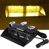 yifengshun 16 LED Luce Strobo Lampada Emergenza Lampeggiante Alta Luminosità 12V Spia di Avvertimento per Camion Rimorchio Tetto Interno / Parabrezza / Cruscotto Con Ventosa