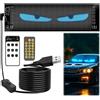 Ayolofei Occhiali LED per camion e auto, Occhi del diavolo programmabili con controllo APP, Bluetooth USB 5V e telecomando, Targa luminosa personalizzata per camion, auto, festa, cartellone, testo, graffiti