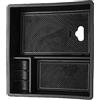 Riloer 1 vassoio organizer per console centrale auto compatibile con T0Y0TA Hilux Vigo Fortuner Innova 2004-2014, scatola portaoggetti per bracciolo