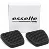 Esselle Parts Copripedali per Honda CR-V MK4 Cambio Manuale, Set Pedaliera in Gomma Antiscivolo, Copri Pedali Freno e Frizione ad Incastro Plug & Play, Resistenti all'Usura, Nero