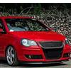 AUTOVISION Per Vw Polo 9N Cupra Paraurti Anteriore Spoiler Lip Body Kit Nero (3 pezzi)