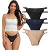 Hialegion Comode E Sexy Mutandine in Pizzo A Vita Alta Senza Cuciture per Donna 3 Paia S