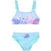 Disney Stitch e Angel Bikini per Ragazze, Modello Arcobaleno, Costume da Bagno Due Pezzi per Bambina, Taglia 3 Anni | Blu