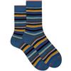 Gallo Calze corte uomo e azzurro righe multicolor micro