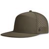AOPREL Cappello da baseball a tesa piatta da uomo, regolabile, resistente all'acqua, con perforazione laser traspirante