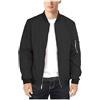 Shuanghao Uomo Primavera Autunno Classica Leggero Casual Jacket Cappotto Cotone Softshell Sottile Sportiva Baseball Bomber Collare Estivo Comodo Giubbotto All'Aperto Giacca Uomo Nero puro L