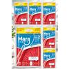 Mara Expert - Spazzole per spazi interdentali da 0,5 mm, ISO 2, fini, 6 x 32, di colore rosso, spazzole standard