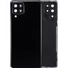 Generic Mobile TM Compatibile con vetro di copertura posteriore con lente della fotocamera compatibile per Samsung Galaxy A22 4G (A225/2021) (pacchetto di servizio) (nero)
