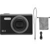 BauphryX Fotocamera digitale 1080P HD Video Recording, fotocamera digitale compatta con schermo LCD da 2,2 pollici, piccola fotocamera digitale multifunzione per viaggi e campus