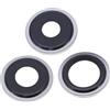 Generic Mobile TM Compatibile con Lente Fotocamera Posteriore con Supporto per iPhone 13 Pro e 13 Pro Max - Aftermarket Plus - Argento