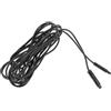 DOITOOL Cavo di Prolunga Materiale Pvc Nero con Interfaccia 4 Pin Trasmissione Dati Stabile, Prolunga da 2,5 Metri per Telecamera Posteriore Auto per Dispositivi Av e Veicoli