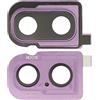 Generic Mobile TM Compatibile con obiettivo della fotocamera posteriore con supporto/cornice compatibile per Samsung Galaxy Z Flip 4G (F700) / Z Flip 5G (F707) (specchio viola