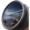 Generico Compatibile con il filtro Canon variabile ND2-ND400 37-105mm | La gamma di attenuazione della luce regolabile consente riprese con effetti di movimento a lunga esposizione(95mm)