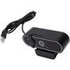banapoy Webcam PC con Microfono, 1080P HD 95° Grandangolo Rotazione a 360° Protezione della Privacy Inclinazione Flessibile Fotocamera Esterna per Computer Portatile Videoconferenza
