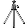 JoyousMall per mini treppiede per telefono fotocamera proiettore leggero portatile desktop tavolo argento nero 14,5 cm (grigio argento)