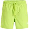 JACK & JONES Jpstmaui Tropic Solid Swim Shorts SN, Verde Lime Brillante, S Uomo