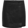 ONLY Onlastria CC Otw - Pantaloncini da Sci in Finta Pelle, Nero, M