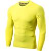 LAFROI Maglietta a Maniche Lunghe da Uomo UPF 50+, Compressione, BJJ, Nuoto, Rashguard Red Size SM