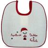 LaVelahome Bavaglino neonato PRIMO NATALE natalizio 100% cotone made in italy (Baby_Orso)