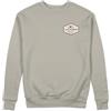 Surf Monkey Felpa con scollo rotondo patch, Mountain Dust, M