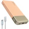 NOBIS Power Bank 35W Powerbank 10000mAh Caricabatterie Portatile 3 Ports USB-C In & Out con Display Digitale LED, Compatibile con Phone 17 S25