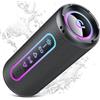 Tiksounds Cassa Bluetooth Potente 25W, Altoparlante Bluetooth con Driver Basso