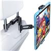 AHK Porta Tablet Auto Poggiatesta, Universale Supporto per Tablet con Rotazione a 360 Gradi per 4,4 - 11 Pollici iPad, Galaxy Tab, Mediapad et d'autres Smartphones