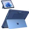 MoKo Custodia Compatibile con 13 Pollici Surface Pro 12th 2026, Surface Pro 11/10/9, All-In-One Tablet Custodia con Cinturino da Polso Supporta Type Cover Keyboard, Blu