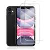 Hhfcryst Vetro Temperato per iPhone 11 /iPhone XR, 2 Pezzi Pellicola Protettiva, HD Trasparente, Senza Bolle, Durezza 9H, Anti Graffio