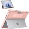 MoKo Custodia Compatibile con 13 Pollici Surface Pro 12th 2026, Surface Pro 11/10/9, All-In-One Tablet Custodia con Cinturino da Polso Supporta Type Cover Keyboard,Oro Rosa