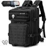 SPAHER Zaino Militare Tattico 30 Litri con Sistema Molle Eurowings 40x30x25 Zaino da Viaggio Aereo Bagaglio a Mano Impermeabile Zaino Trekking Montagna per Escursionismo Campeggio Alpinismo