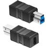 Generico Adattatore USB Stampante,Adattatore di Estensione Dati USB a B 3.0 | Cavo Trasferimento Dati Ad Alta Velocità Plug and Play per Computer Portatile Tablet Stazione Docking Host