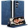 KZB Cover Libro per Samsung Galaxy S25 FE, Portafoglio Magnetica in Pelle
