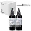 DLMELHOR Kit di ricarica inchiostro dye nero compatibile per HP 61 60 62 63 564 920 901 902 932 933 934 940 950 951 952 94 95 96 cartuccia stampante inkjet CISS CIS System, 2 flaconi, 200ml