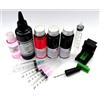 Generico Kit Ricarica Inchiostro Compatibile per Cartucce HP 308 Nere e 308 Colore, 100ml Inchiostro nero e 3 x 50 ml colore Magenta Blu e Giallo con Clip Spurgatore e liquido pulizia testine