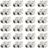 deleyCON 48x Modulo Keystone CAT7 - Compatibile con Cavi CAT7/CAT6/CAT6a - per Cavi Rigidi e Patch - Schermatura STP - Presa RJ45 fino a 1000 MHz e 10 Gbit/s - con Morsetto a Taglio (LSA)