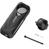 Rainway Custodia protettiva per Insta 360 X5, resistente alle cadute e alla polvere, custodia in morbido silicone, protezione integrale con copriobiettivo antiurto, compatibile con Insta 360 X5 (nero)