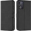 Verco Cover Cellulare, Custodia a libro per Motorola Moto E13, funzione carte di creditoleggio, colore: nero