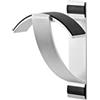 Oehlbach Alu Style W1 - Supporto a parete per cuffie - alluminio anodizzato - Montaggio rapido a parete e conservazione ottimale - Argento