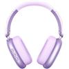 Wentronic Y01 - Cuffie Circumaurali senza fili a riduzione del rumore - Bluetooth 5.3, audio Hi-Res, 48 ore di autonomia - Pieghevole con microfono per iOS/Android/PC - Viola