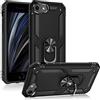Verco Hybrid Armor Shiel Case - Custodia per iPhone SE 2020 2022, iPhone 7/8, ultra resistente, con anello magnetico per iPhone SE [2/3a generazione]