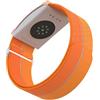 GIOPUEY Cinturini Compatibile con COROS Heart Rate Monitor, Cinturino in Morbido Nylon Intrecciato [Unisex] [Traspirante] - Orange