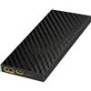 NITEBEAM SSB10K 10000mAh Caricabatteria Portatile in Fibra di Carbonio Power Bank a Stato Solido, Ultra-Sottile 1.1cm, Leggero 175g, Batteria Esterna Sicura e Durevole per Telefono, Android, Viaggi