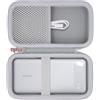 Khanka (Solo custodia) Custodia Rigida per Caricatore Portatile Anker Power Bank da 20000mAh con Cavo USB-C Incorporato, Borsa da Viaggio per Pacco Batteria a Ricarica Rapida Massima da 87W (Bianco)