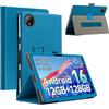 CONAPIKA Cover per Te CLAST P50T, Ultra Sottile Folio Magnetico Custodia Protettiva in PU Pelle Cover Multi-Angolo Regolabili Supporto Caso con Porta Penna e Cinturino da Polso,Azzurro Cielo